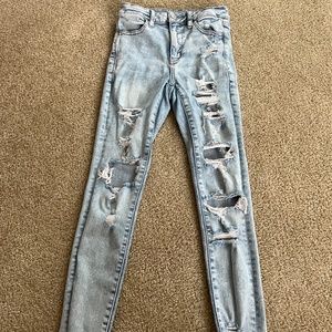 American Eagle super high rise jegging - 2 Short